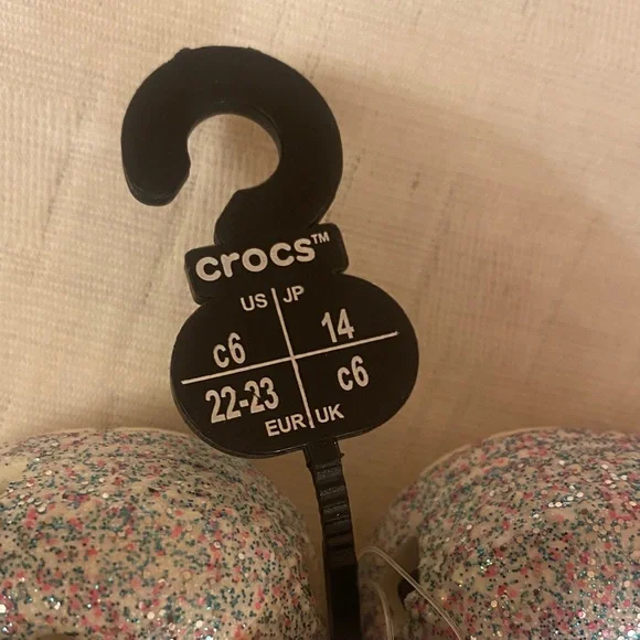 CROCS Kids Glitter Clogs - Shimmering Multicolor - Picture 7 of 7